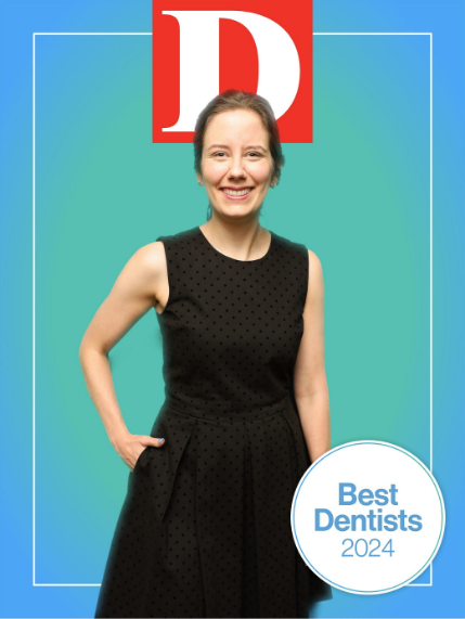 Doctor Hanson smiling on the cover of D Magazine Best Dentists 2024 edition